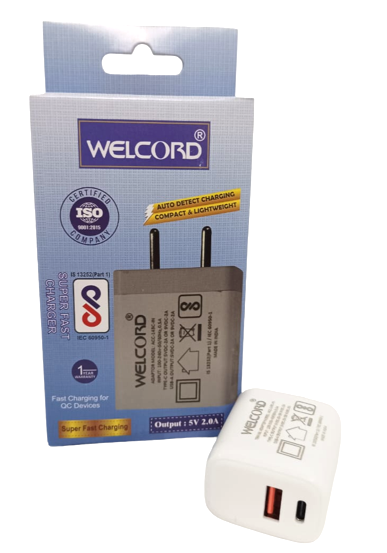 Charger 20W Small With Cable