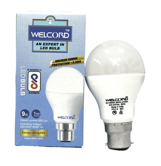 9 Watts LED Bulb(Pack of 2)
