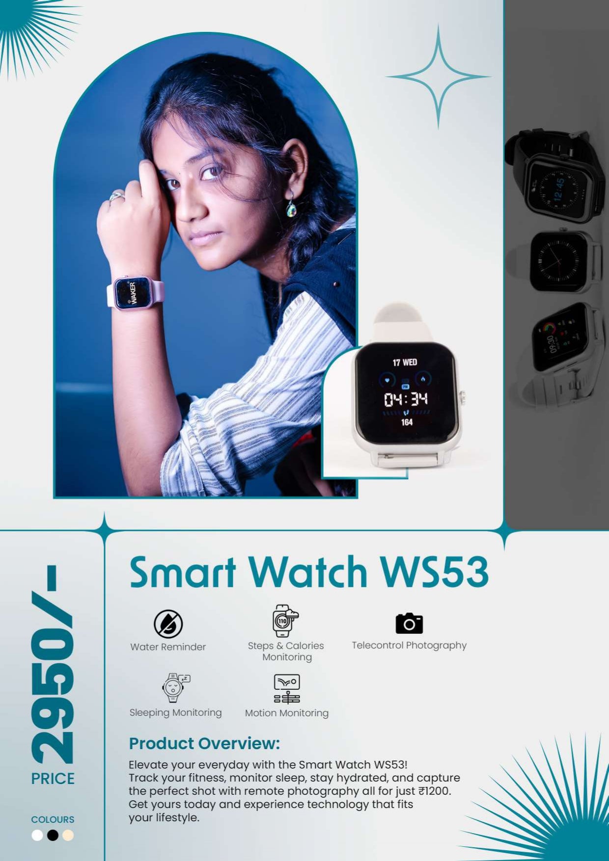 Waker Smart Watch Ws-53