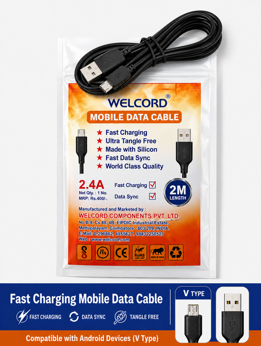 USB to V8 type Charger Cable